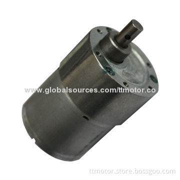 GM37-3530 12V 15kg.cm Low-speed High-torque DC Motor, 4-550rpm Rated Speed